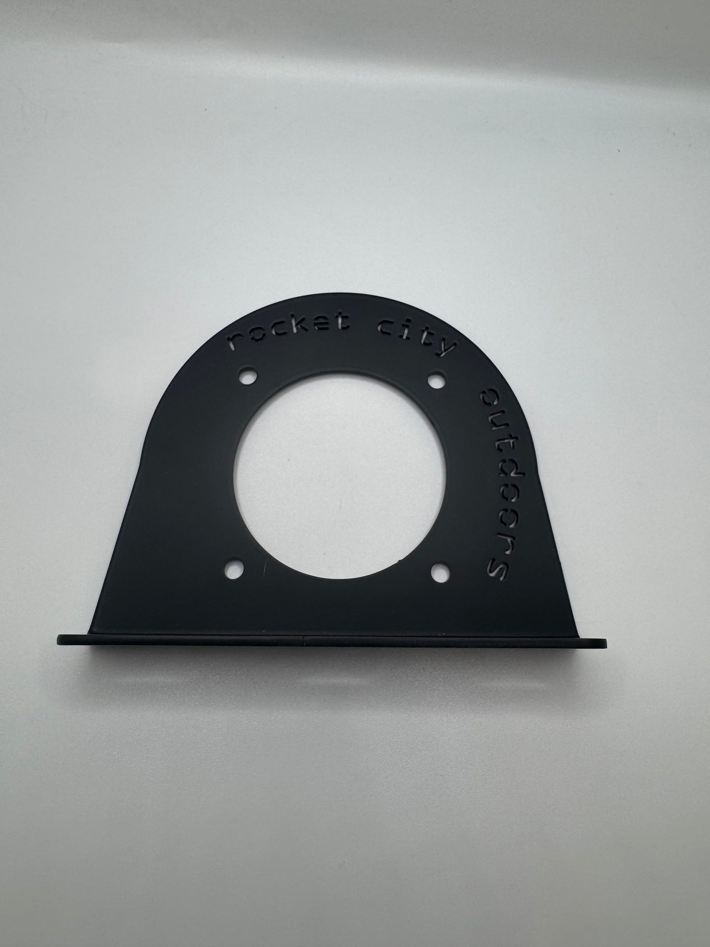 black powder coated aluminum non-corner mount universal generic battery switch bracket for Ranger nitro triton Phoenix caymas avid skeeter bass boats