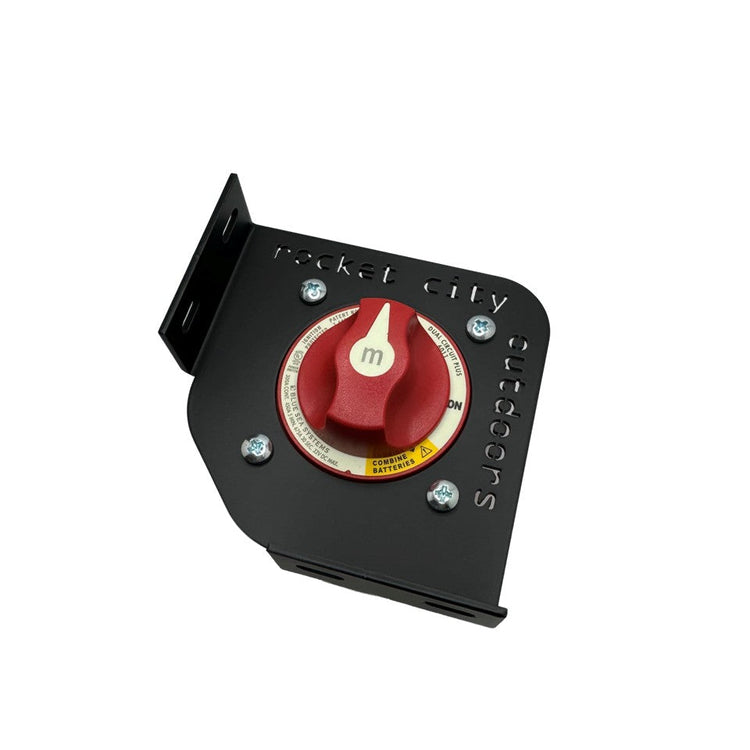 battery switch mounts for marine boats, rvs, off-grid systems, and custom electrical installs
