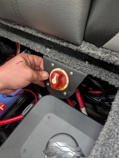 Universal Bass Boat Battery Switch Mounting Bracket
