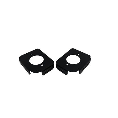 Black aluminum corner bracket for New Wire Marine 4701 breaker, fits Ranger/Triton/Nitro boats top view