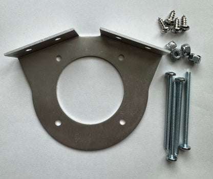 battery disconnect switch bracket made for early 2000's skeeter zx bass boat with a 140 degree corner in the bilge or battery compartment 
