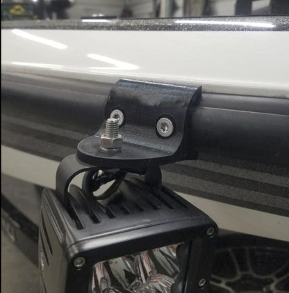 Bass Boat Headlight Mount - Rub Rail