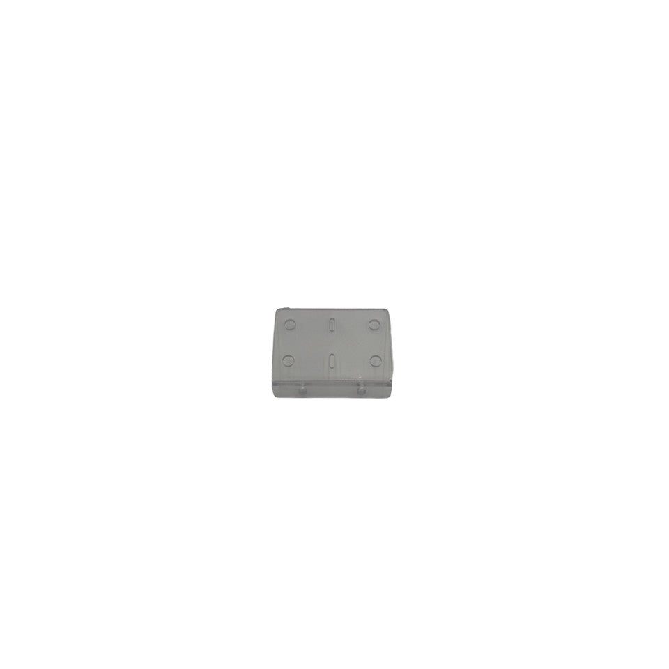 Blue Sea 285 Circuit Breaker Bracket, a compact matte black aluminum mounting plate with raised edges and six holes