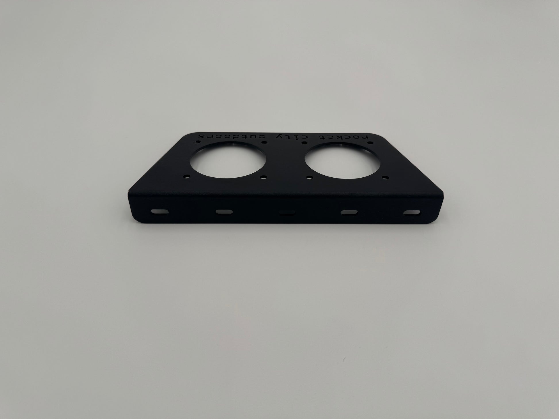 Universal double battery switch mounting brackets for any boat
