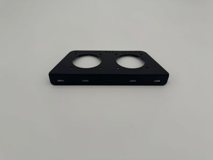 Universal double battery switch mounting brackets for any boat