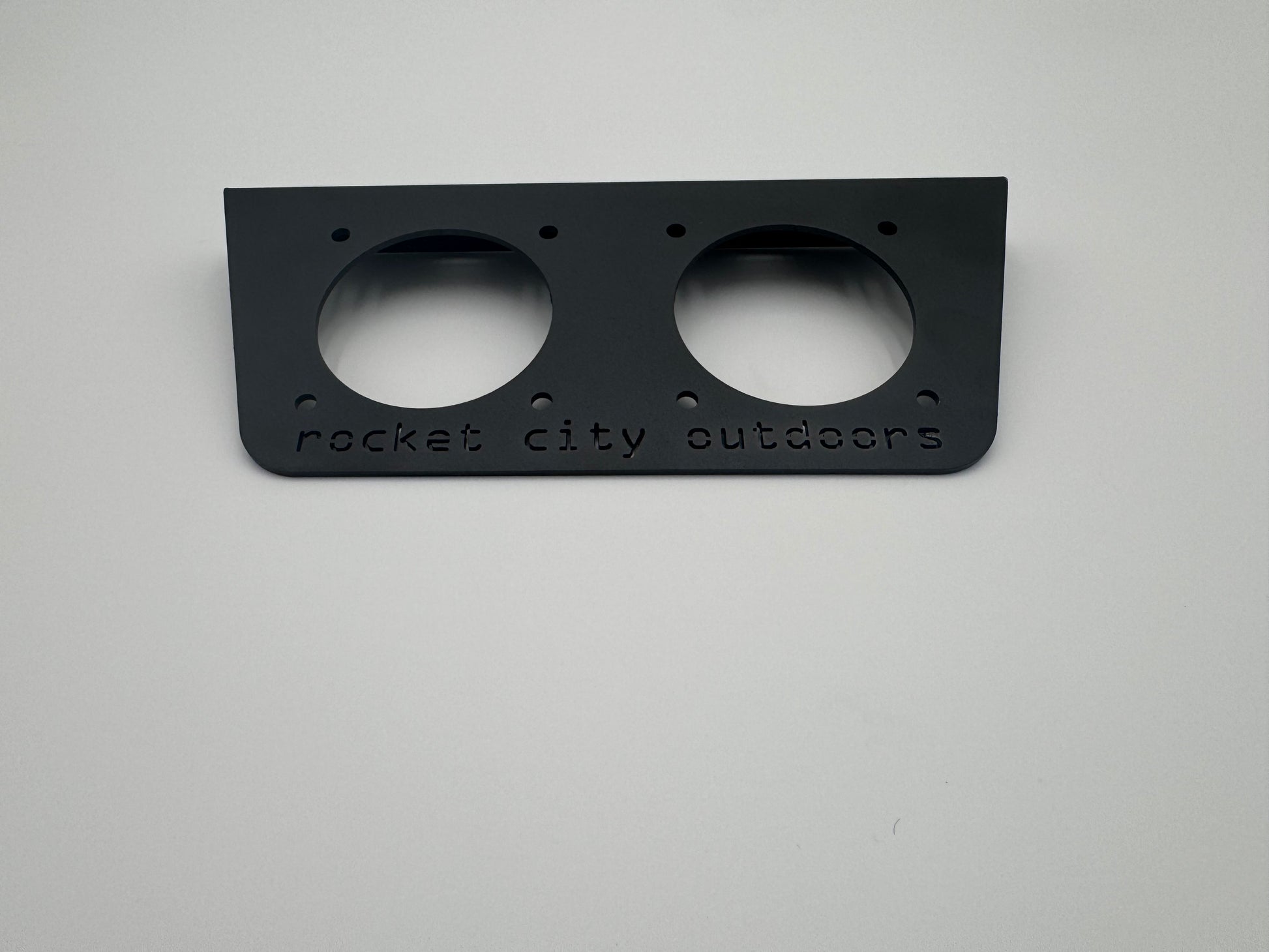 Universal double battery switch mounting brackets for any boat