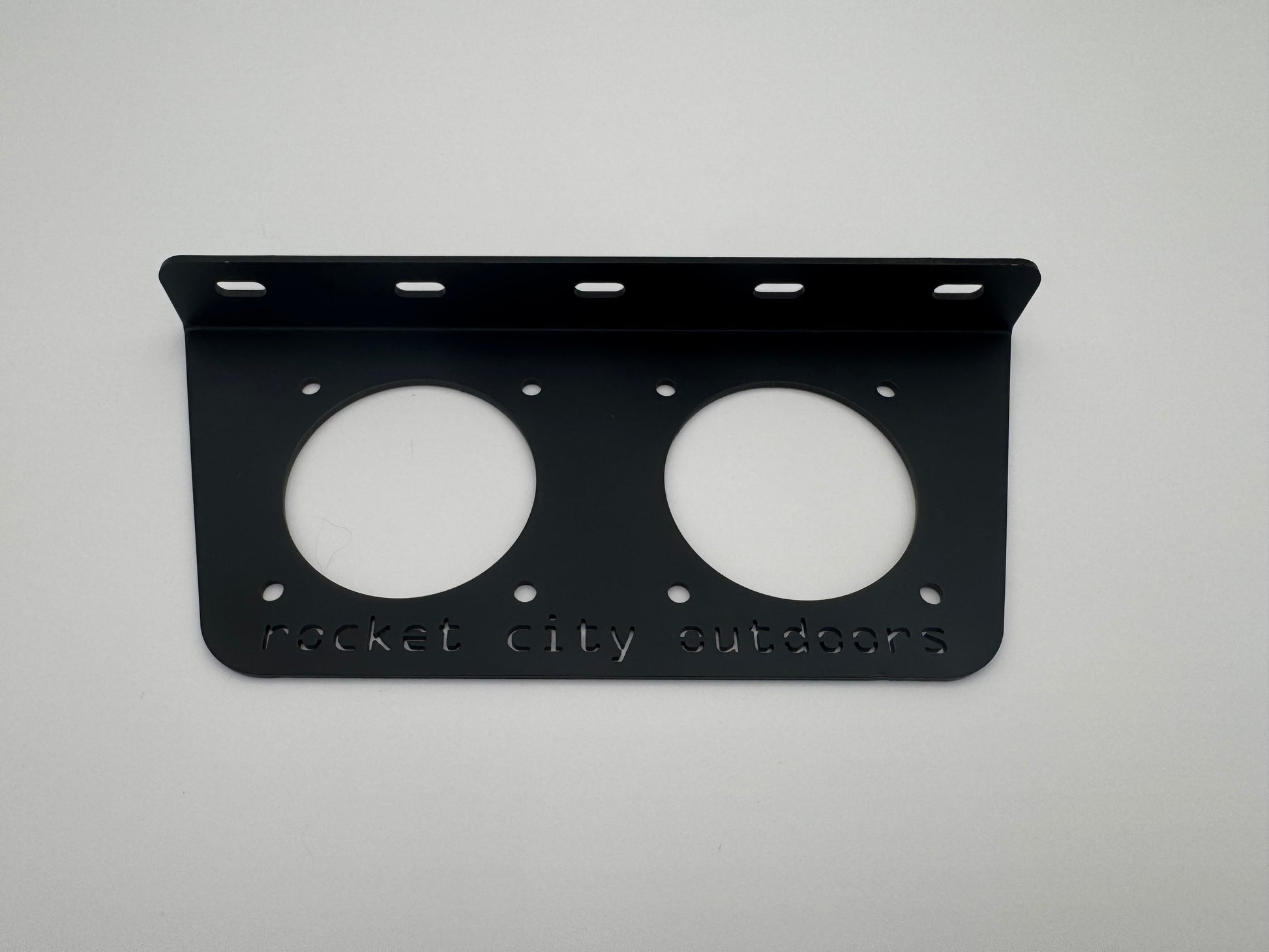 Universal double battery switch mounting brackets for any boat