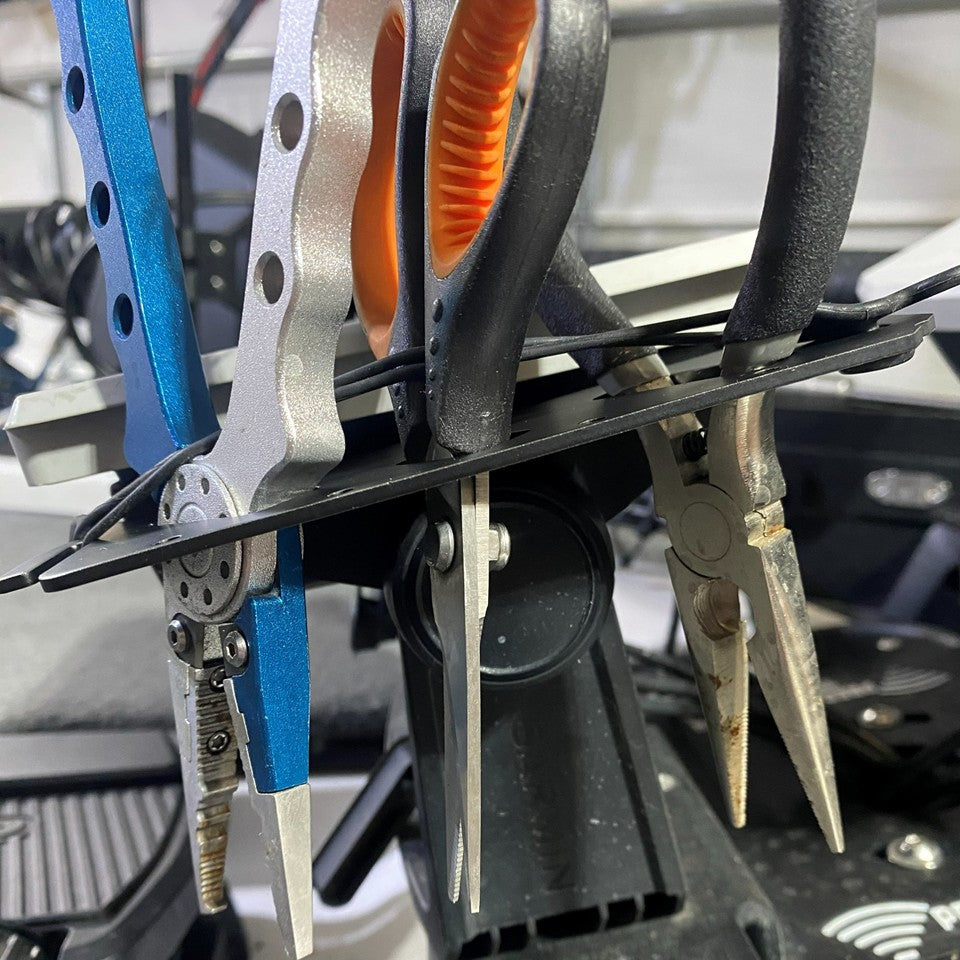 Garmin echomap or Lowrance HDS marine graph tournament fishing tool holder organizer accessory