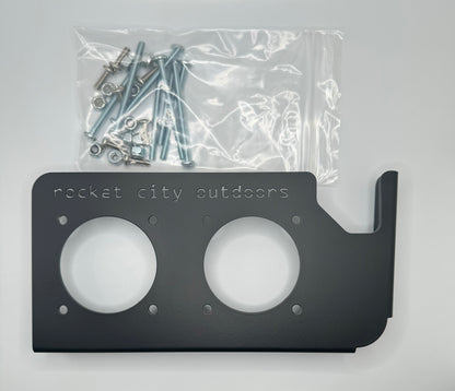 dual battery switch mounting bracket for phoenix boats with hardware