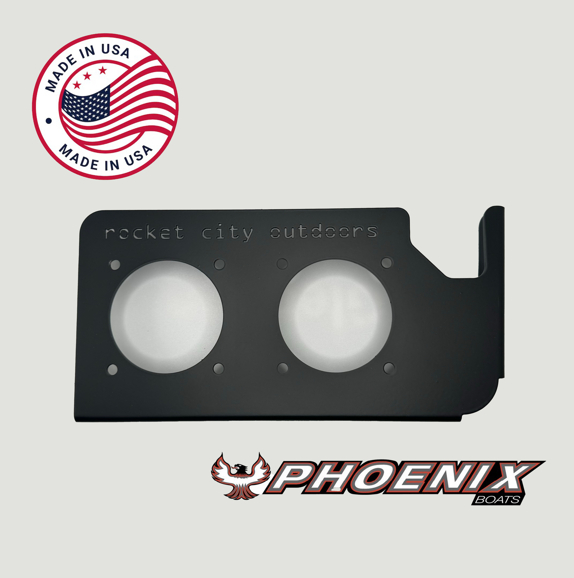 dual battery switch mounting bracket for phoenix bass fishing boats