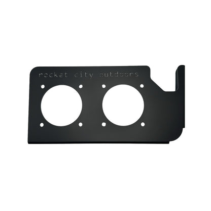 dual corner battery switch mounting bracket for phoenix bass boats