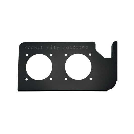 dual corner battery switch mounting bracket for phoenix bass boats
