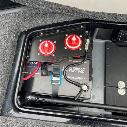 Ranger 520 521 bass boat R-series dual battery disconnect switch bracket