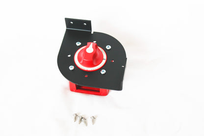 Black Powder Coated Single Generic Universal Battery Switch Mounting Bracket for Skeeter iClass FX and ZX Bass Boats