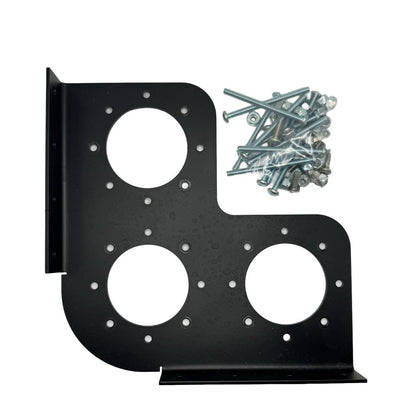 Skeeter ZX FX Bass Boat Three Battery Cutoff Switch Corner Bracket for Blue Sea Series M-series switches