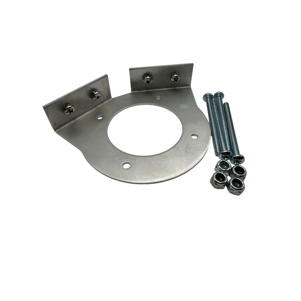 battery disconnect switch bracket made for early 2000's skeeter zx bass boat with a 140 degree corner in the bilge or battery compartment 