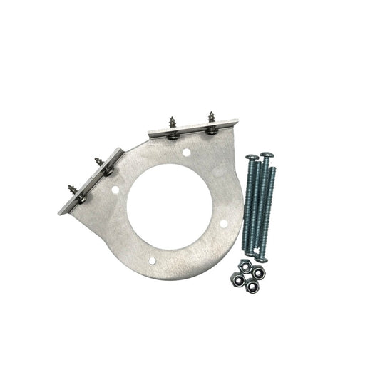 battery disconnect switch bracket made for early 2000's skeeter zx bass boat with a 140 degree corner in the bilge or battery compartment 