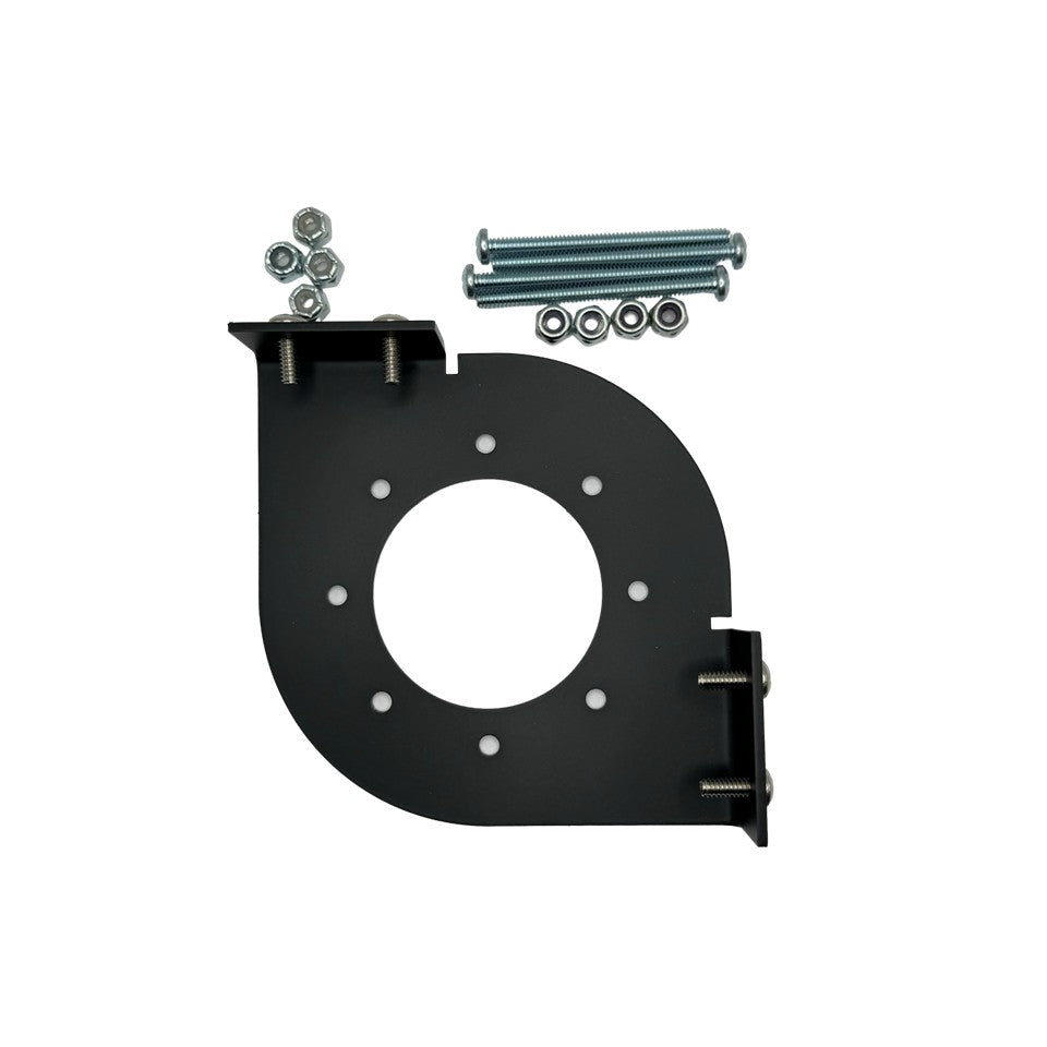 Black Powder Coated Single Generic Universal Battery Switch Mounting Bracket for Skeeter iClass FX ZX FXR ZXR iClass Bass Fishing Boats