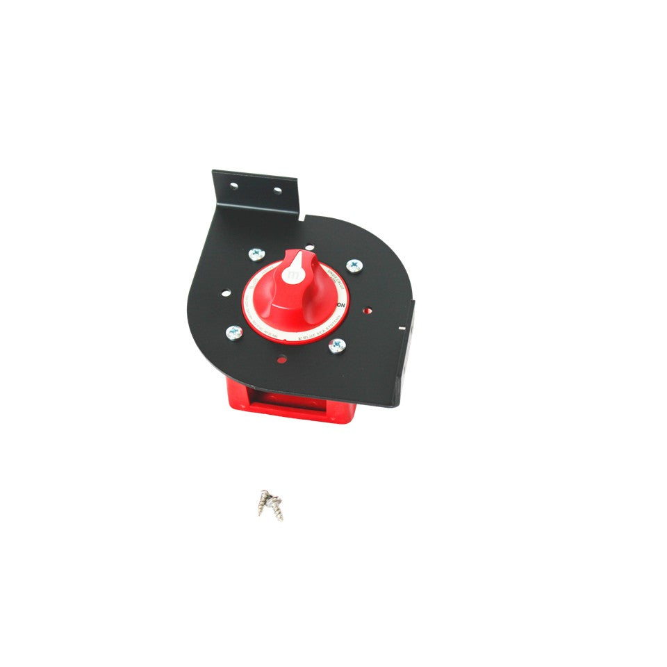 Black Powder Coated Single Generic Universal Battery Switch Mounting Bracket for Skeeter iClass FX ZX FXR ZXR iClass Bass Fishing Boats